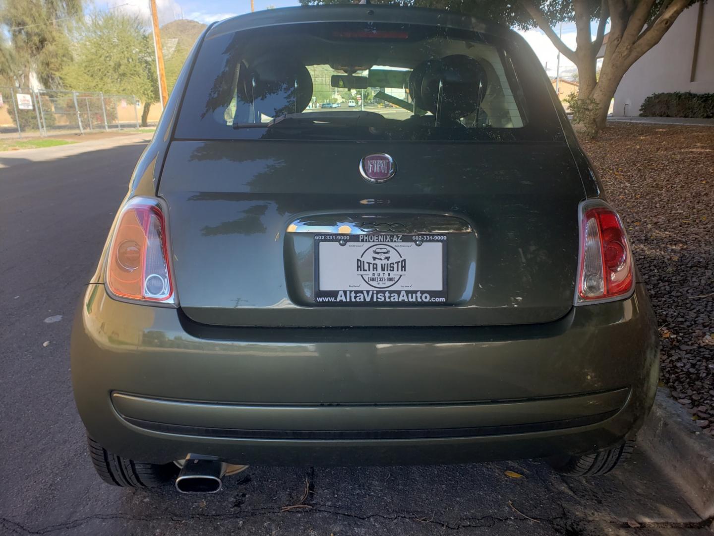 2012 green /gray and lite gray Fiat 500 pop (3C3CFFAR8CT) , 5-Speed Automatic transmission, located at 323 E Dunlap Ave., Phoenix, AZ, 85020, (602) 331-9000, 33.567677, -112.069000 - 2012 FIAT 500,........EXCELLENT condition, A Real Must See!!.... ONLY 129K miles..... Ice cold A/C, No accidents, Power everything, Stereo/cd player, Phone sync, Bluetooth, Clean gray and lite gray interior with gray cloth seats in near perfect condition, power windows, power door locks, clean Arizo - Photo#7